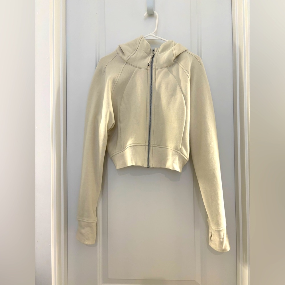 Lululemon cropped scuba full zip